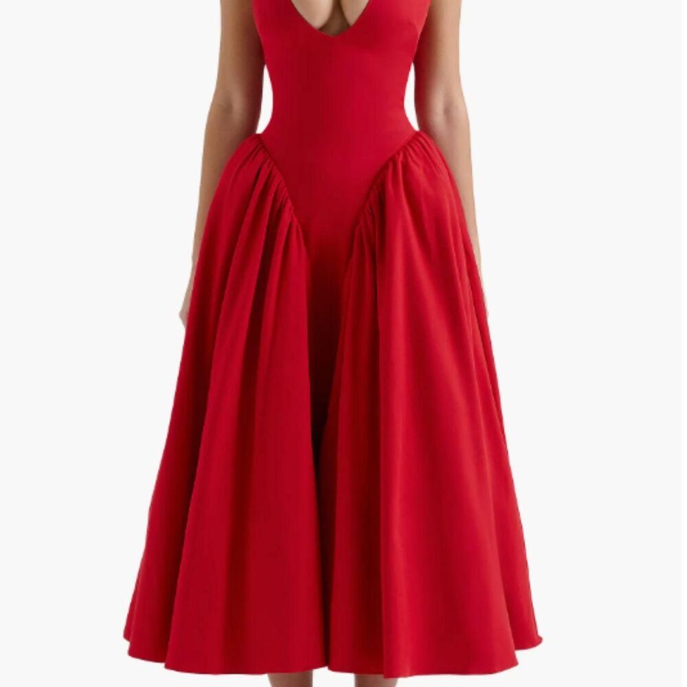 House-of-cb Women's Red Dress